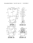 METHOD OF COVERING A POTTED PLANT OR FLORAL GROUPING WITH A FLORAL SLEEVE diagram and image