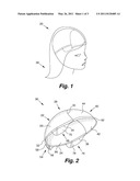 Wig with Integral Clinging Foundation diagram and image