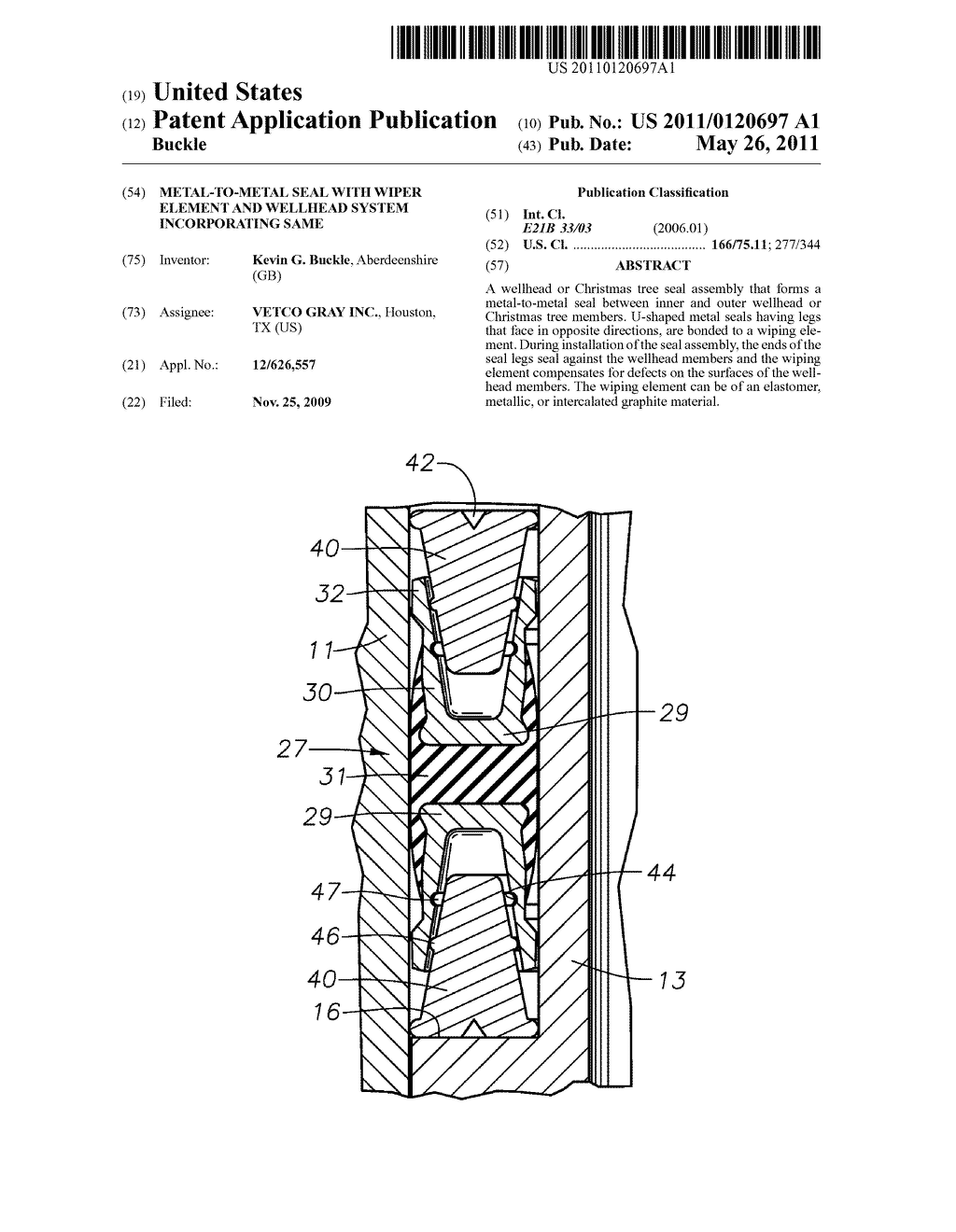 METAL-TO-METAL SEAL WITH WIPER ELEMENT AND WELLHEAD SYSTEM INCORPORATING SAME - diagram, schematic, and image 01