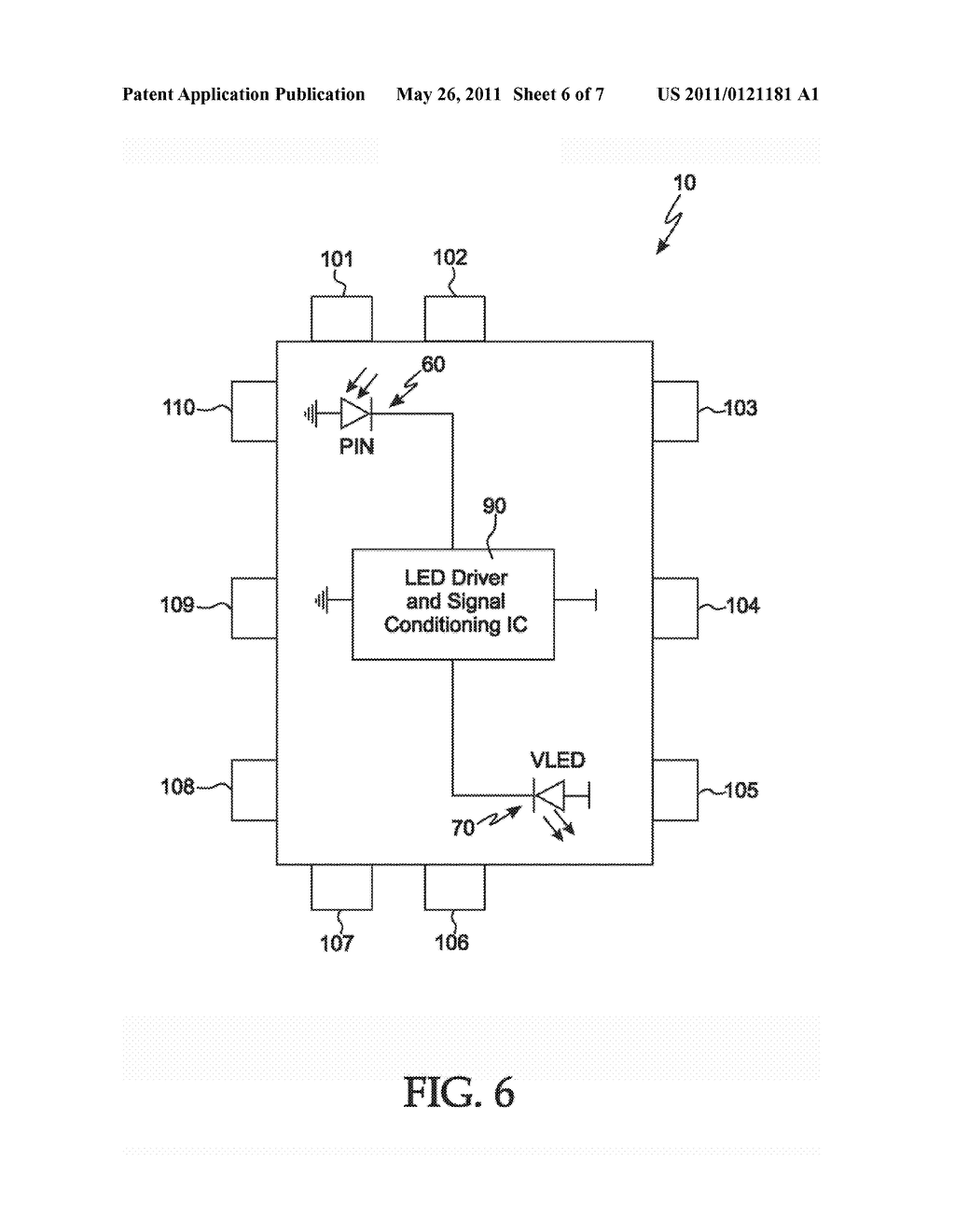 Infrared Proximity Sensor Package with Improved Crosstalk Isolation - diagram, schematic, and image 07