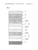 ORGANIC ELECTROLUMINESCENCE DEVICE diagram and image