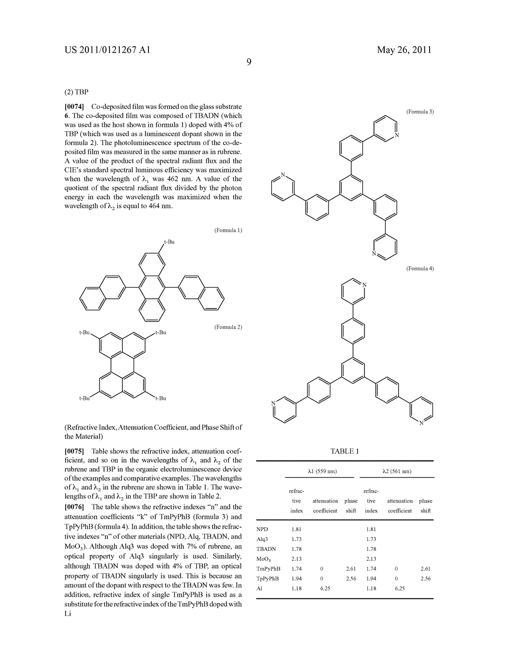 ORGANIC ELECTROLUMINESCENCE DEVICE - diagram, schematic, and image 15