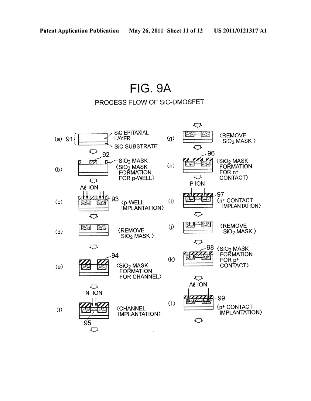 ANNEALING METHOD FOR SEMICONDUCTOR DEVICE WITH SILICON CARBIDE SUBSTRATE AND SEMICONDUCTOR DEVICE - diagram, schematic, and image 12