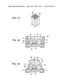 SEMICONDUCTOR LIGHT EMITTING DEVICE MEMBER, METHOD FOR MANUFACTURING SUCH SEMICONDUCTOR LIGHT EMITTING DEVICE MEMBER AND SEMICONDUCTOR LIGHT EMITTING DEVICE USING SUCH SEMICONDUCTOR LIGHT EMITTING DEVICE MEMBER diagram and image