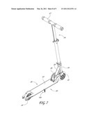 MARKING DEVICE FOR A PERSONAL MOBILITY VEHICLE diagram and image