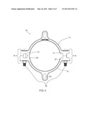 SPLIT JOINT RESTRAINT DEVICE WITH DUAL PIPE SIZE CAPABILITY diagram and image