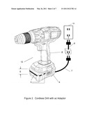 Powering a Cordless Drill from AC Line Power diagram and image