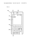 METHOD FOR DISPLAYING DATA IN MOBILE TERMINAL HAVING TOUCH SCREEN AND MOBILE TERMINAL THEREOF diagram and image