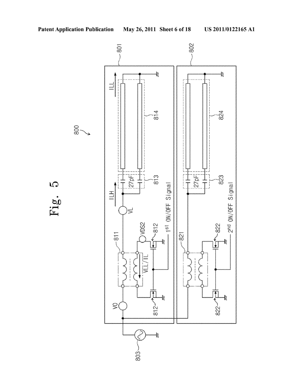 LAMP DRIVING CIRCUIT HAVING LOW VOLTAGE CONTROL, BACKLIGHT UNIT, AND LIQUID CRYSTAL DISPLAY USING THE SAME - diagram, schematic, and image 07