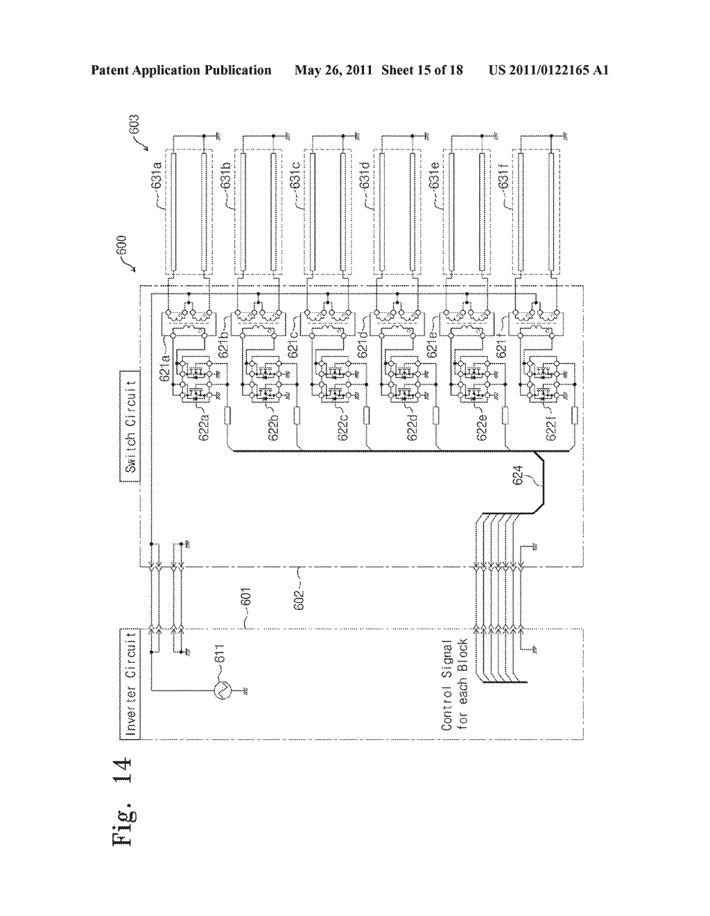 LAMP DRIVING CIRCUIT HAVING LOW VOLTAGE CONTROL, BACKLIGHT UNIT, AND LIQUID CRYSTAL DISPLAY USING THE SAME - diagram, schematic, and image 16