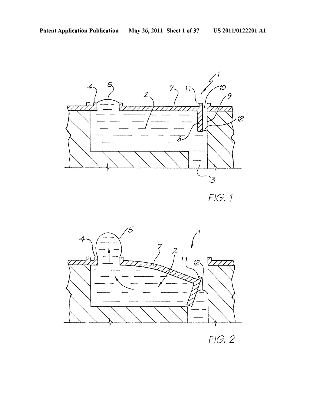 PRINTHEAD HAVING RELATIVELY DIMENSIONED EJECTION PORTS AND ARMS - diagram, schematic, and image 02