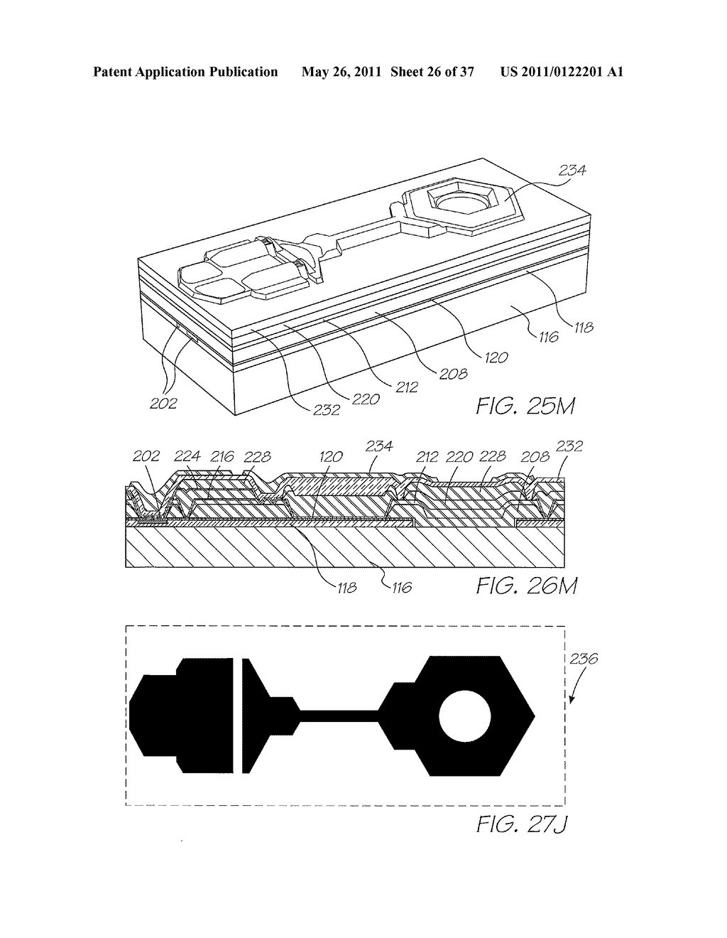 PRINTHEAD HAVING RELATIVELY DIMENSIONED EJECTION PORTS AND ARMS - diagram, schematic, and image 27