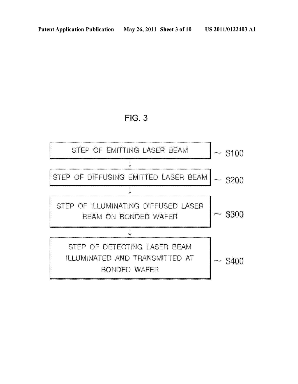 INSPECTION METHOD FOR BONDED WAFER USING LASER - diagram, schematic, and image 04