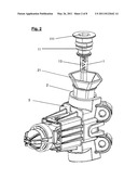 HEADLAMP WITH A CARRYING ELEMENT PIVOTING IN A FIRST DIRECTION AND A LIGHT UNIT PIVOTING IN A SECOND DIRECTION diagram and image