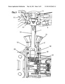 HEADLAMP WITH A CARRYING ELEMENT PIVOTING IN A FIRST DIRECTION AND A LIGHT UNIT PIVOTING IN A SECOND DIRECTION diagram and image