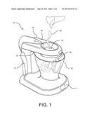 THROUGH-HEAD STAND MIXER diagram and image