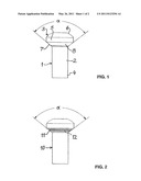 STUD AND FASTENER WITH STUD AND FLEXIBLE CLIP diagram and image