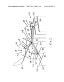 ENERGY EXTRACTION DEVICE WITH AT LEAST ONE BANK OF BLADES diagram and image