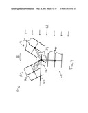 ENERGY EXTRACTION DEVICE WITH AT LEAST ONE BANK OF BLADES diagram and image