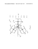 ENERGY EXTRACTION DEVICE WITH AT LEAST ONE BANK OF BLADES diagram and image