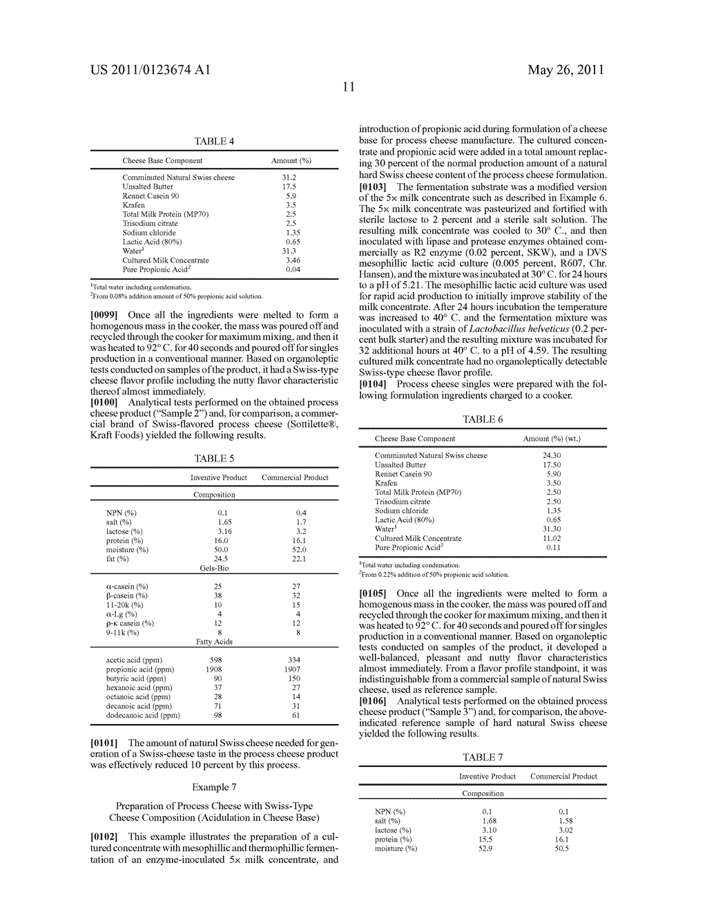 SWISS-TYPE CHEESE FLAVOR COMPOSITIONS AND FOOD PRODUCTS MADE WITH SAME AND THEIR PROCESSES OF MANUFACTURE - diagram, schematic, and image 15