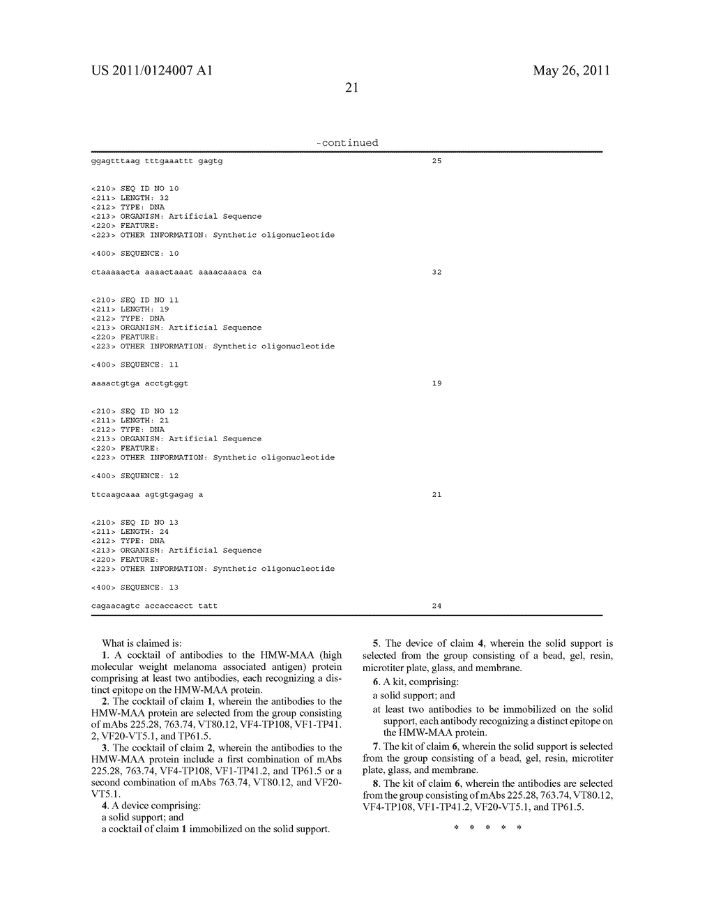 UTILITY OF HIGH MOLECULAR WEIGHT MELANOMA ASSOCIATED ANTIGEN IN DIAGNOSIS AND TREATMENT OF CANCER - diagram, schematic, and image 50