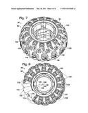 BLOW-MOLDED WHEELS HAVING UNDULATING TREADS, METHODS FOR PRODUCING THE SAME, AND CHILDREN S RIDE-ON VEHICLES INCLUDING THE SAME diagram and image