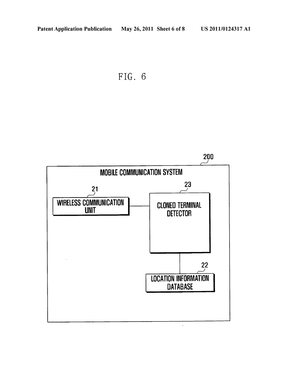 Clone detection method, and mobile terminal and mobile communication system using the same - diagram, schematic, and image 07