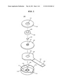 Modular input device and portable handset and remote control provided with the same diagram and image