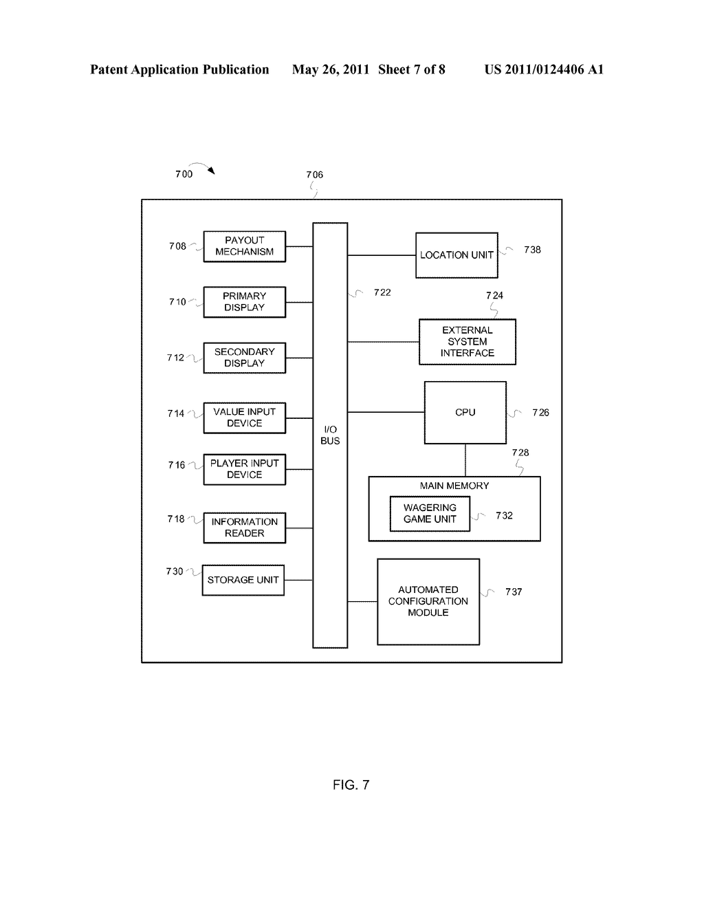 AUTOMATED WAGERING GAME MACHINE CONFIGURATION AND RECOVERY - diagram, schematic, and image 08