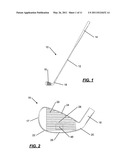 Golf Club with a Reinforcing Structure diagram and image