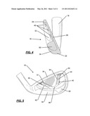 Golf Club with a Reinforcing Structure diagram and image