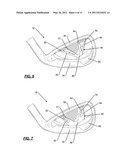 Golf Club with a Reinforcing Structure diagram and image