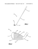 Golf Club with a Support Bracket diagram and image