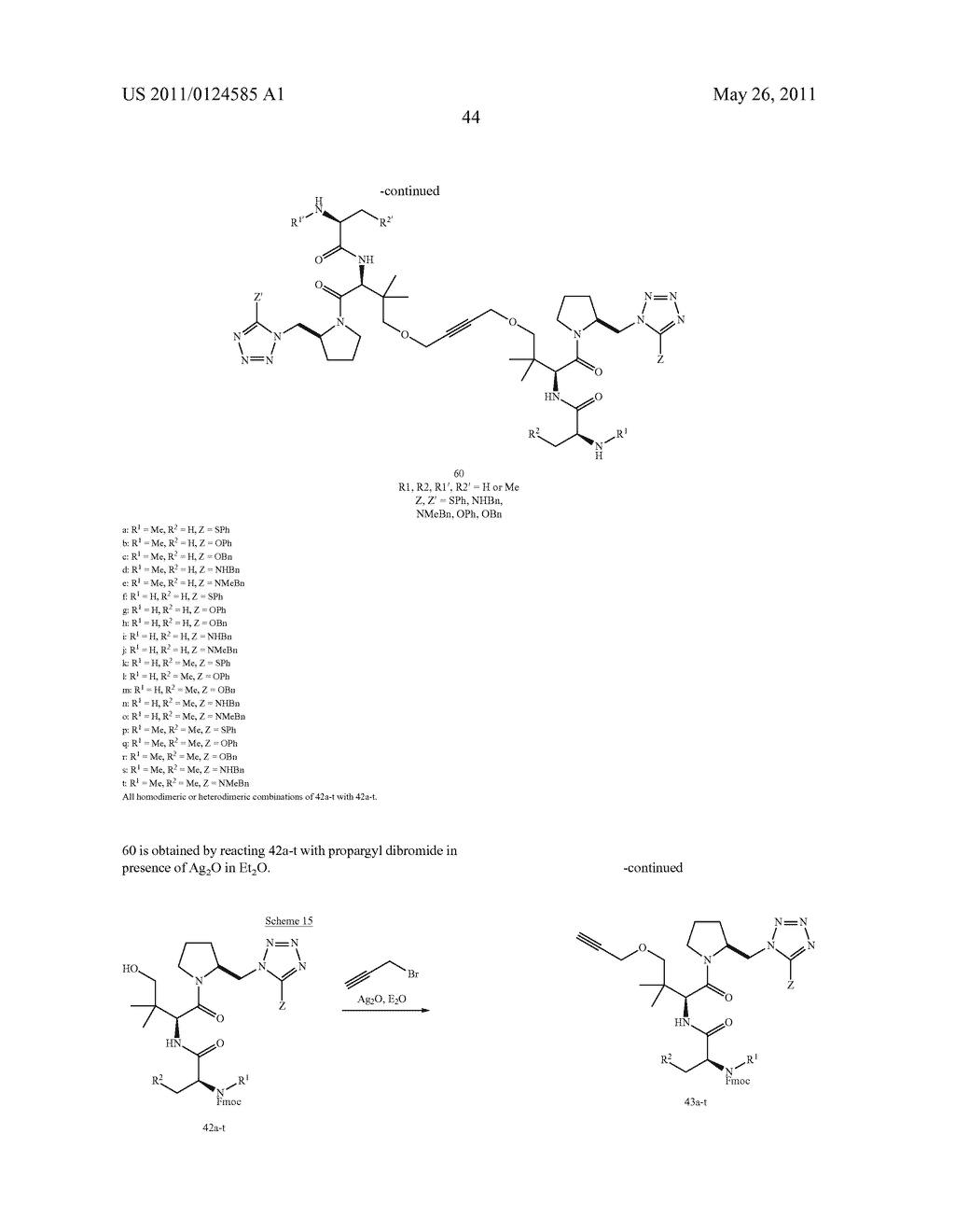 Dimeric Small Molecule Potentiators of Apoptosis - diagram, schematic, and image 45