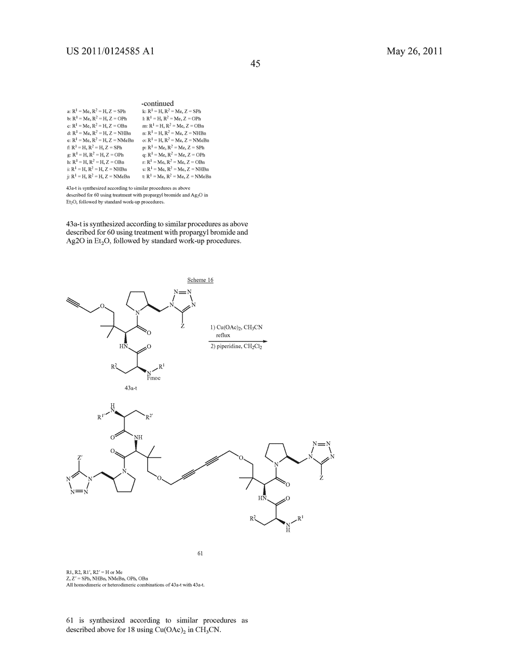 Dimeric Small Molecule Potentiators of Apoptosis - diagram, schematic, and image 46