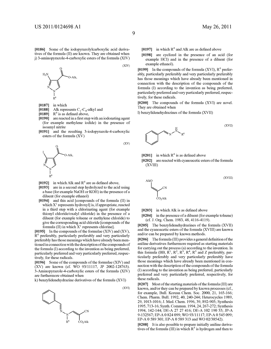 Iodopyrazolyl Carboxanilides - diagram, schematic, and image 10