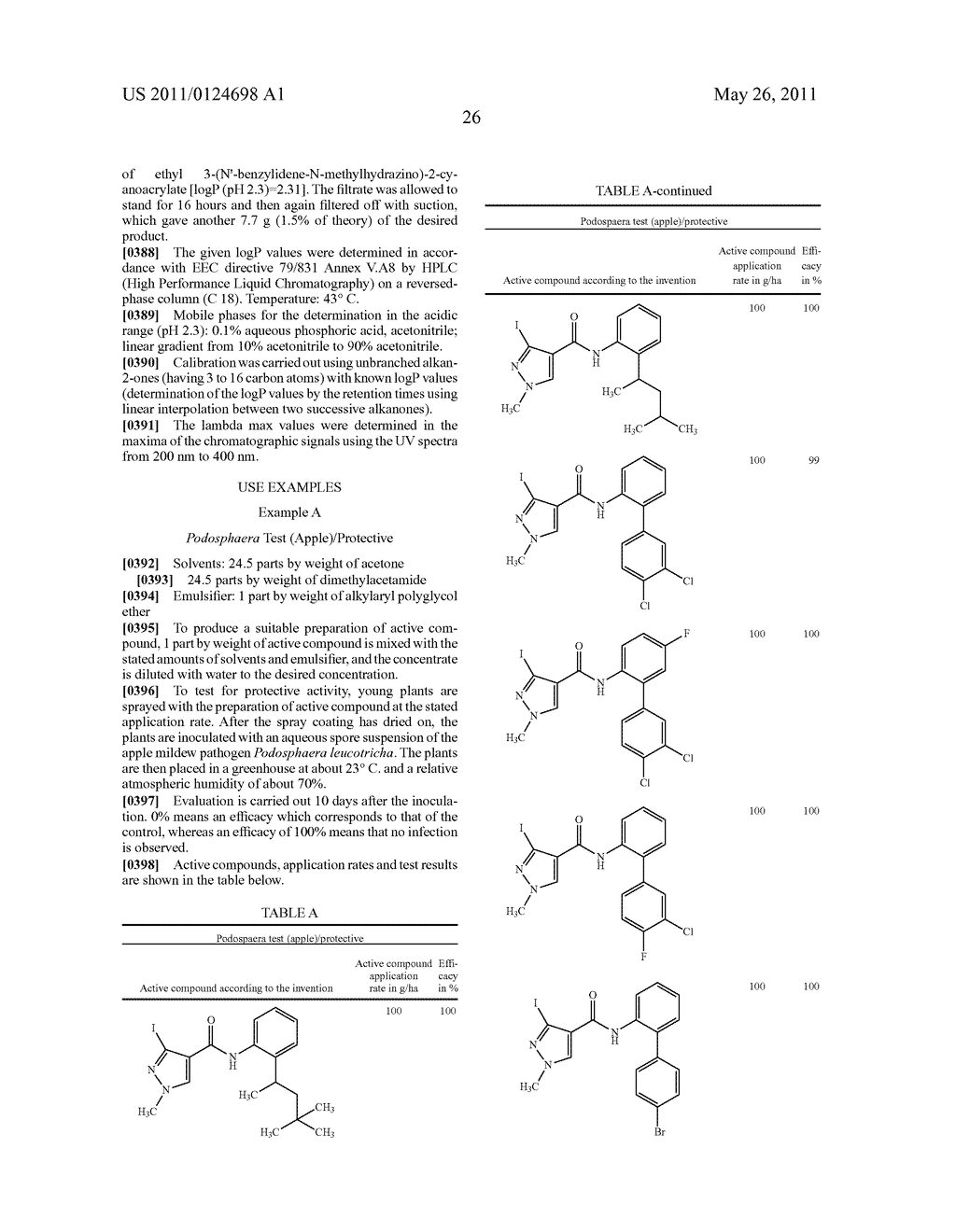 Iodopyrazolyl Carboxanilides - diagram, schematic, and image 27