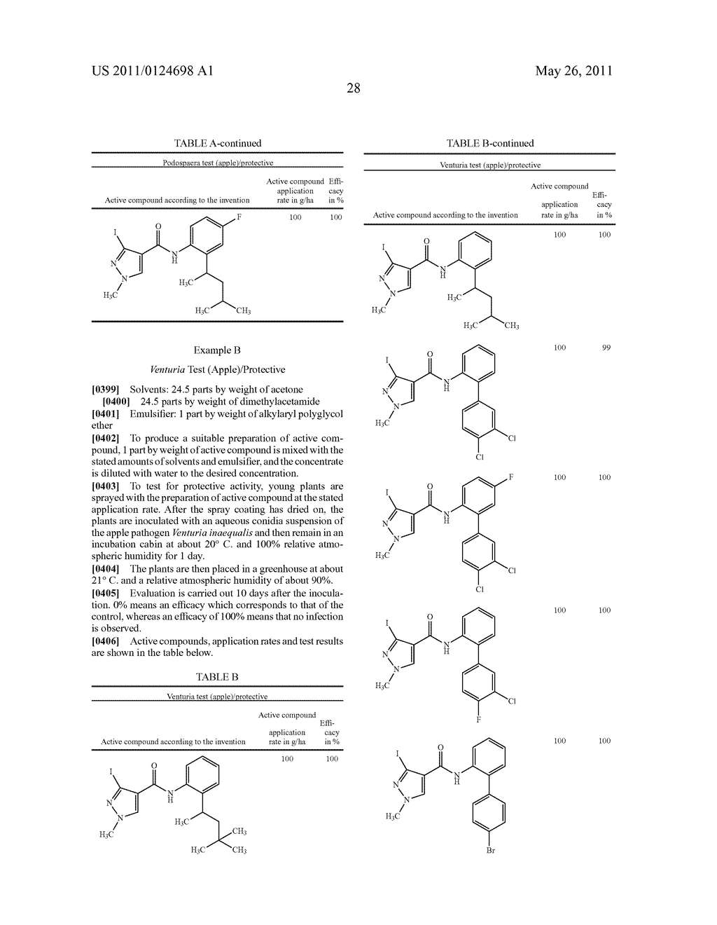 Iodopyrazolyl Carboxanilides - diagram, schematic, and image 29