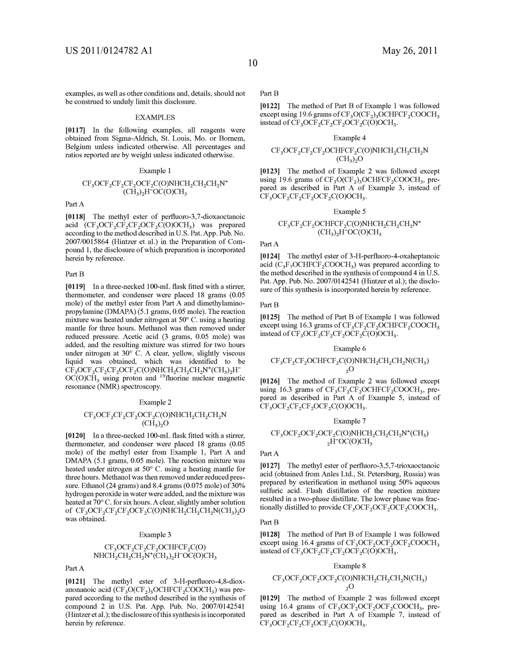 FLUORINATED ETHER COMPOUNDS AND METHODS OF USING THE SAME - diagram, schematic, and image 11