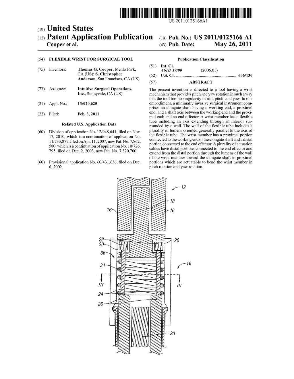 Flexible Wrist for Surgical Tool - diagram, schematic, and image 01