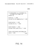 METHOD, COMPUTER PROGRAM, AND DEVICE FOR PROCESSING E-MAIL ADDRESSED TO MULTIPLE DESTINATION ADDRESSES diagram and image