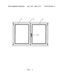 SIDE HUNG AND BOTTOM HUNG DOUBLE-OPENING WINDOW, STRUCTURE, AND CONTROL     DEVICE THEREOF diagram and image