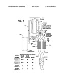 ENGINE EXHAUST SYSTEM HAVING A PLURALITY OF DIESEL PARTICULATE FILTERS diagram and image