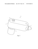 SELF-ALIGNING LASER GUIDE FOR A WHEEL BALANCER diagram and image