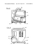 Portable gas powered internal combustion engine arrangement diagram and image