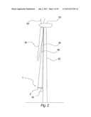 DEVICE FOR ENABLING ACCESS TO A WIND TURBINE diagram and image