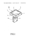 Push-button switch with display screen diagram and image