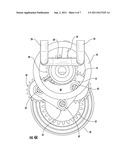 MERCHANDISE DISPLAY HOOK INCLUDING HELICAL TIME DELAY MECHANISM HAVING     BI-DIRECTIONAL GEAR diagram and image