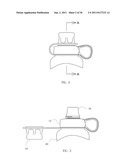 CAP WITH INTEGRATED SPOUT diagram and image